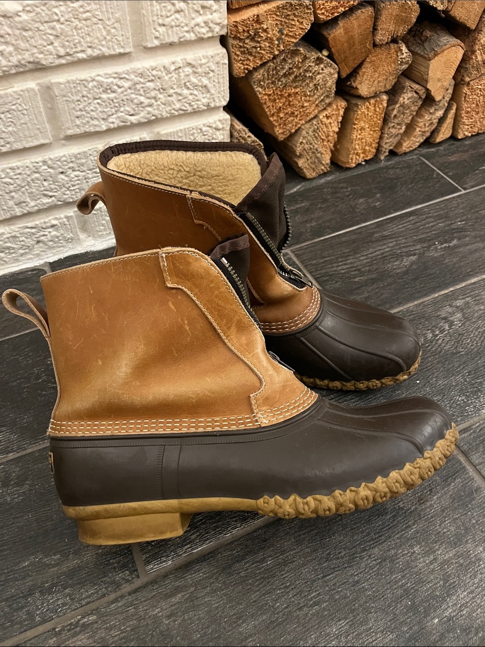 VTG Sherpa Lined LL Bean “Bean Boots”